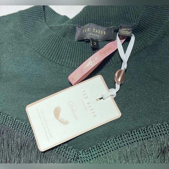 NWT Ted Baker Fringe Sweater - Picture 3 of 4